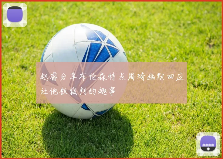赵睿分享布伦森特点周琦幽默回应让他教裁判的趣事